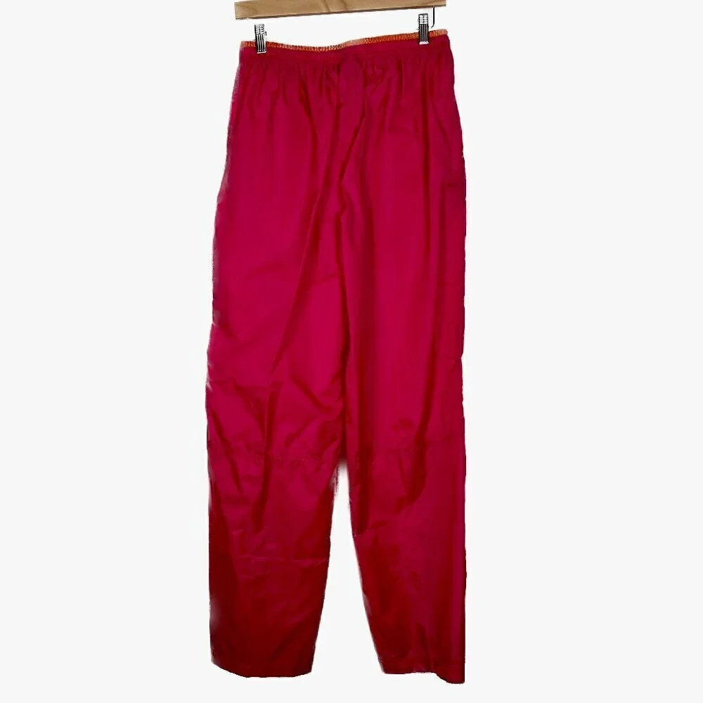 Nike XL size 16-18 Hot Pink and Orange Dry Fit Windbreaker Track Pants, Workout